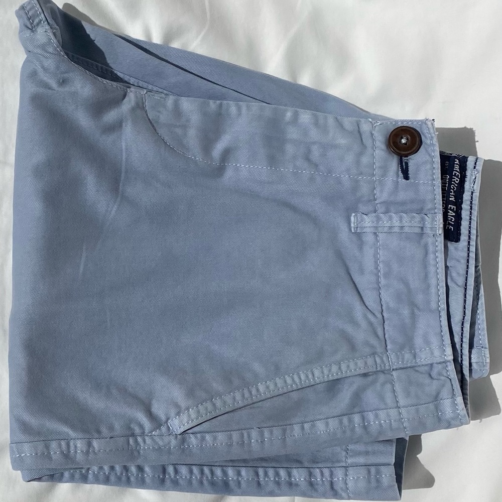 NWOT American Eagle Outfitters Longboard Shorts Men’s 26 Light Blue - Picture 8 of 11